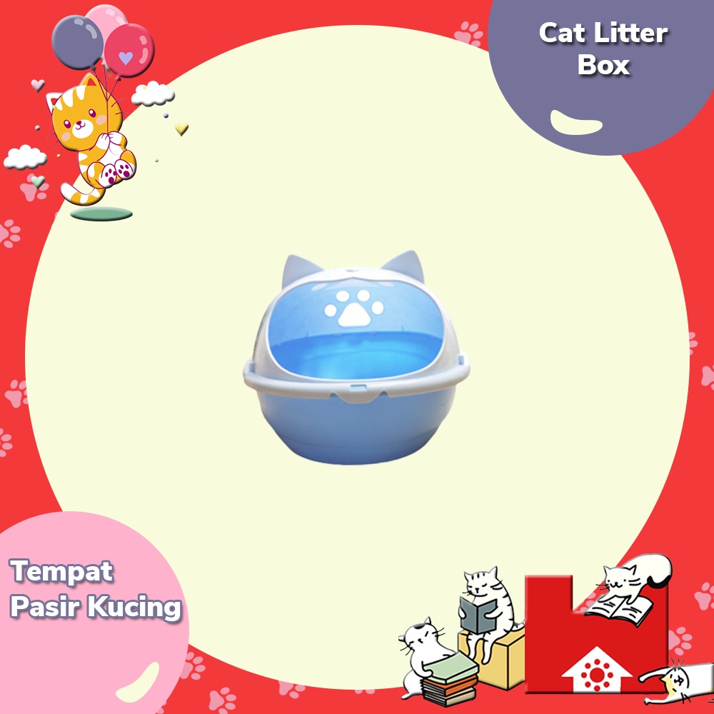 Cat Litter Box Kecil - Bak Pasir Kucing