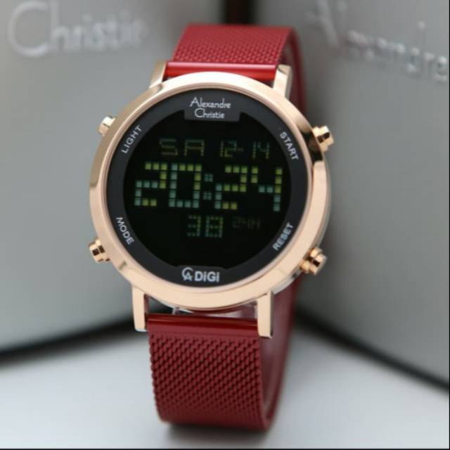 Jam Tangan Wanita Alexandre Christie AC 9228 Original Digital
