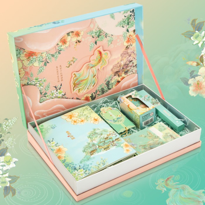 

[RESTOCK] Deli Gift Box Dengan Buku Gel Pen Stick Notes SZ627