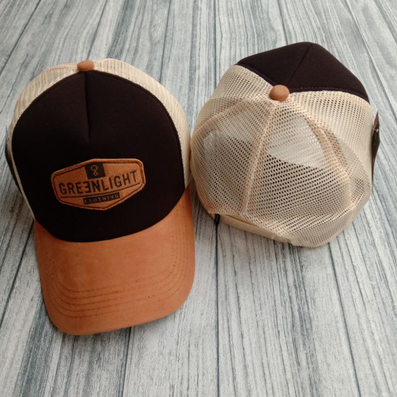 topi trucker suide, topi jaring suide model terbaru