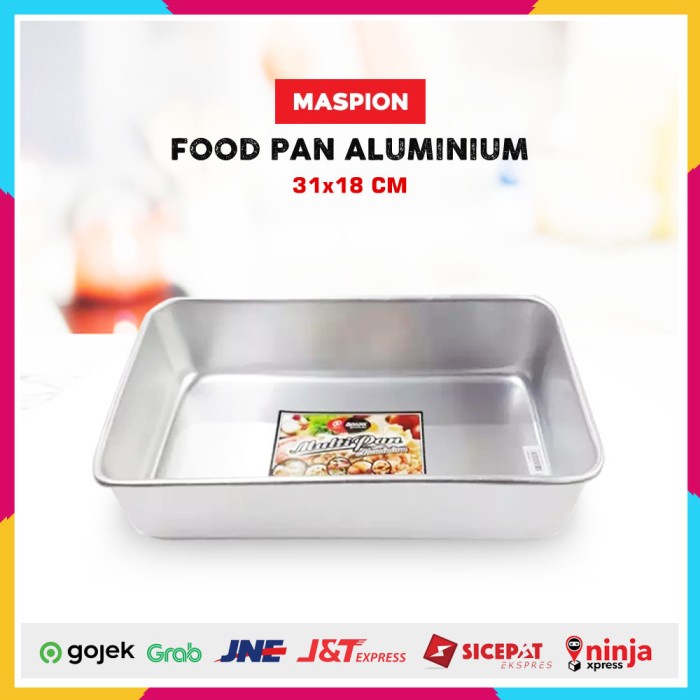 Multi Pan Maspion 31 x 18 cm Food Pan Alumunium Multipan 3118 Loyang