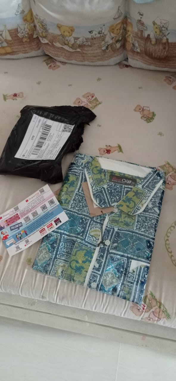 Redcliff P1013jg Mi - Kemeja Batik Pria Lengan Pendek