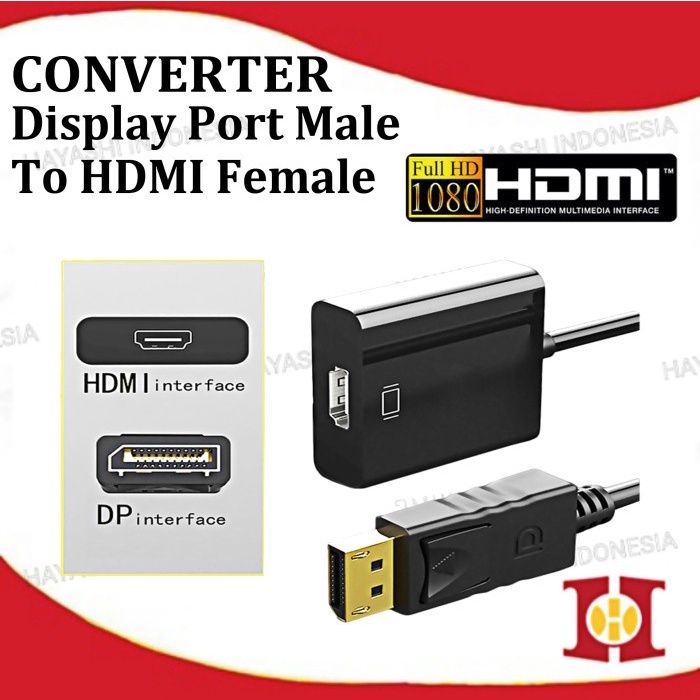 CONVERTER DISPLAY PORT TO HDMI