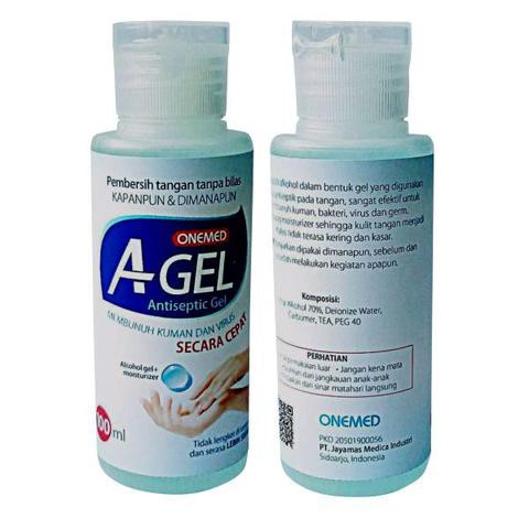 Aseptic Gel 100ml Onemed / Antiseptik Gel Onemed 100ml / Agel 100ml Onemed