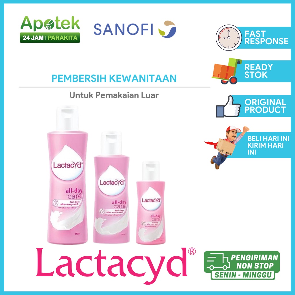 Lactacyd Feminine Hygiene / Lactacyd All Day Care / Pembersih Kewanitaan