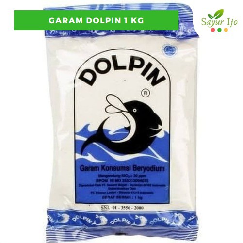 

Garam Dolpin 1 Kg / Pack Bumbu Asli Dapur Asin Resep Masak Penyedap Rasa Rempah Premium