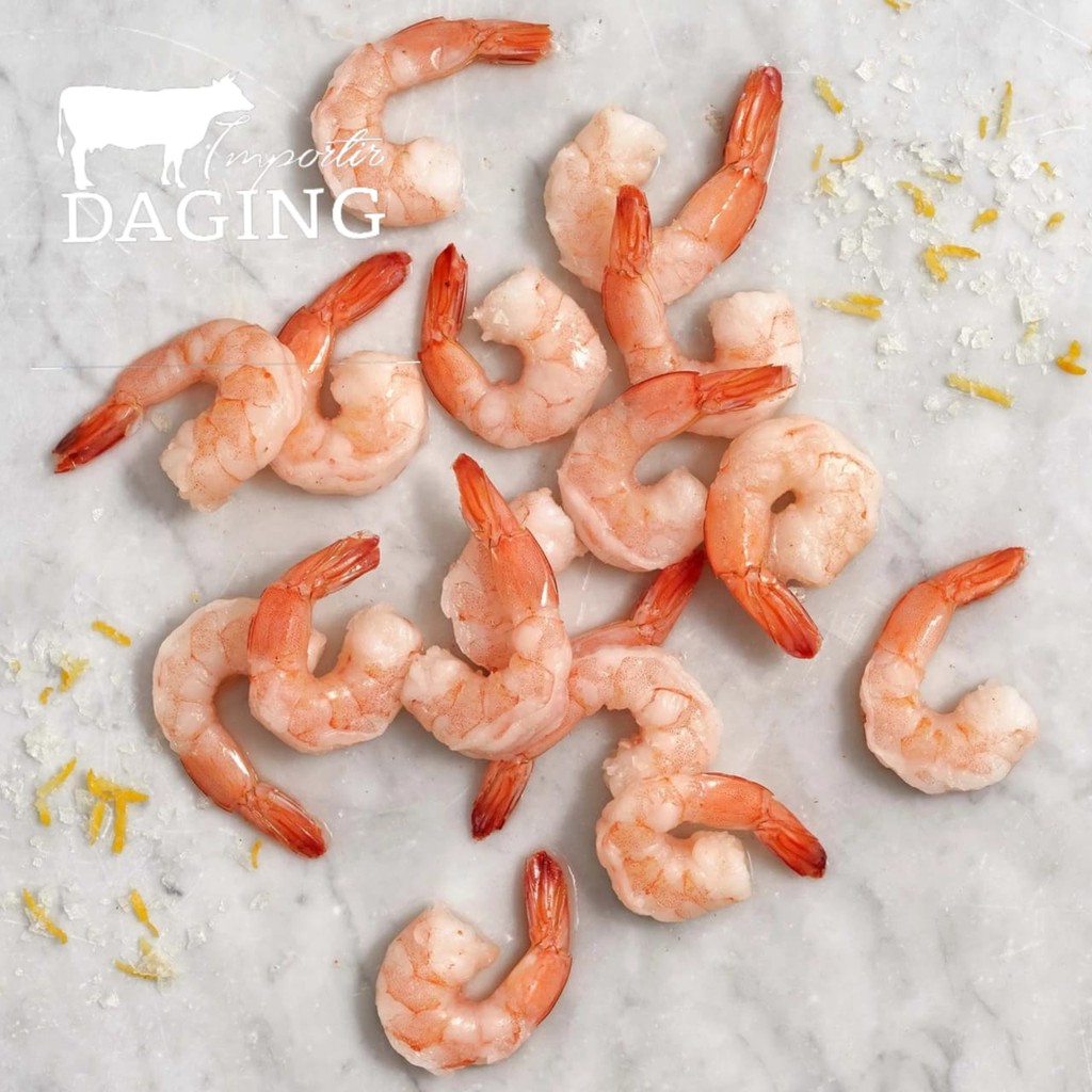 

Udang Cooked / Udang matang Kupas bersih @500gr - Size Besar