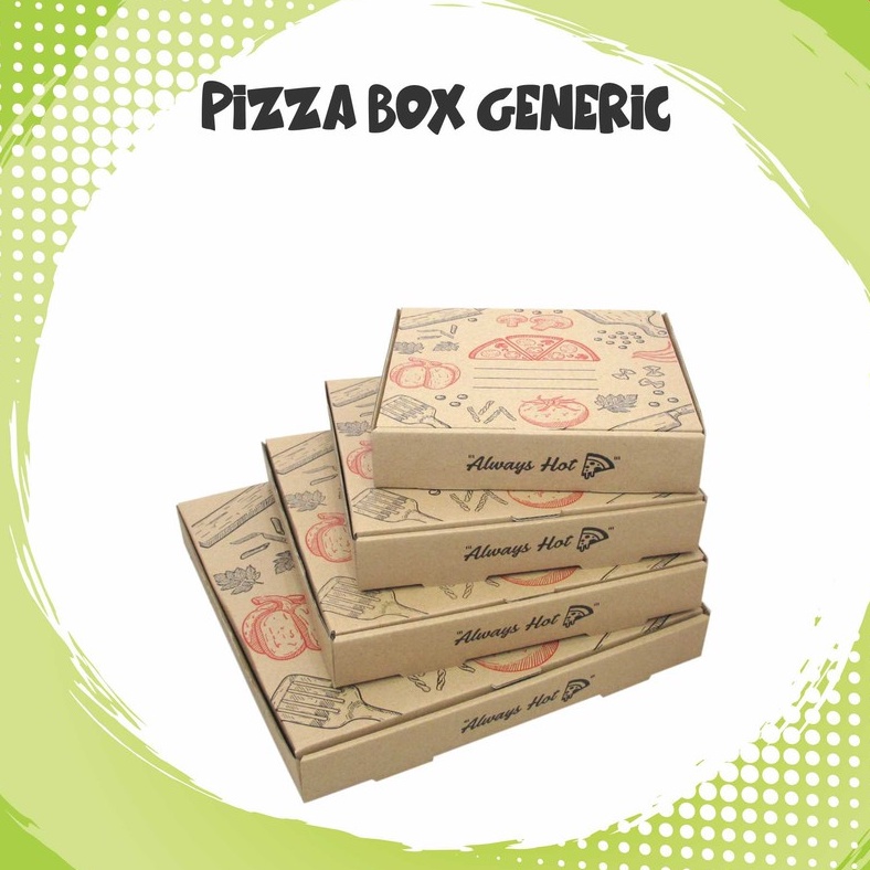 

PIZZA BOX GENERAL ( ISI 25PCS )