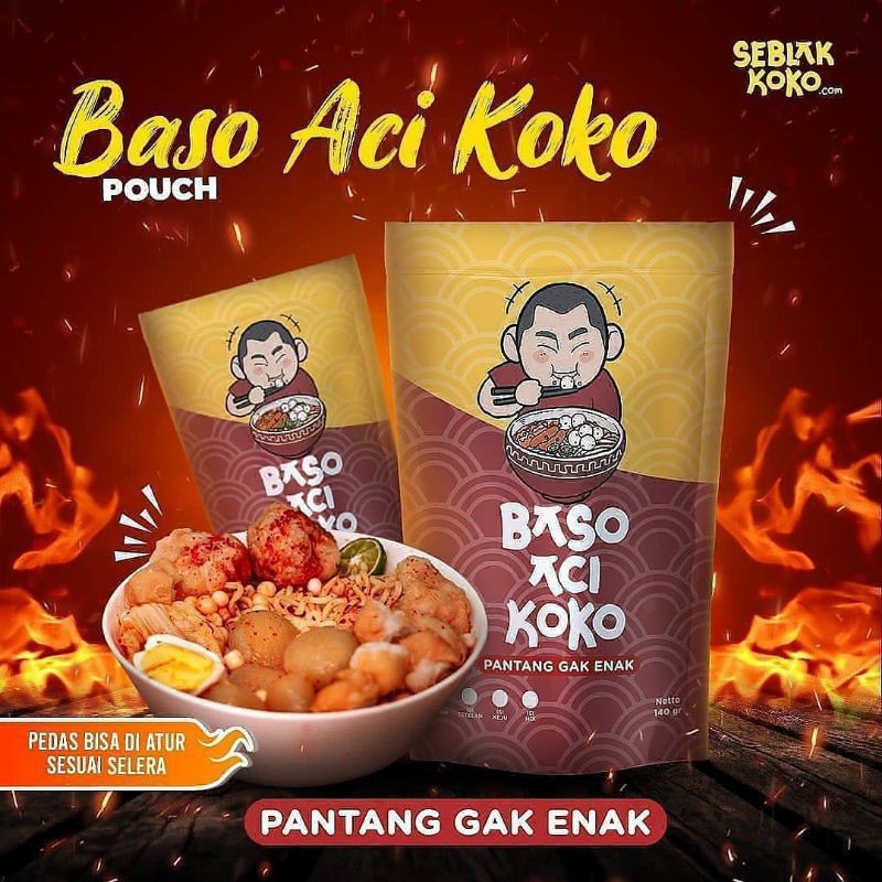 

Baso Aci Koko Pouch