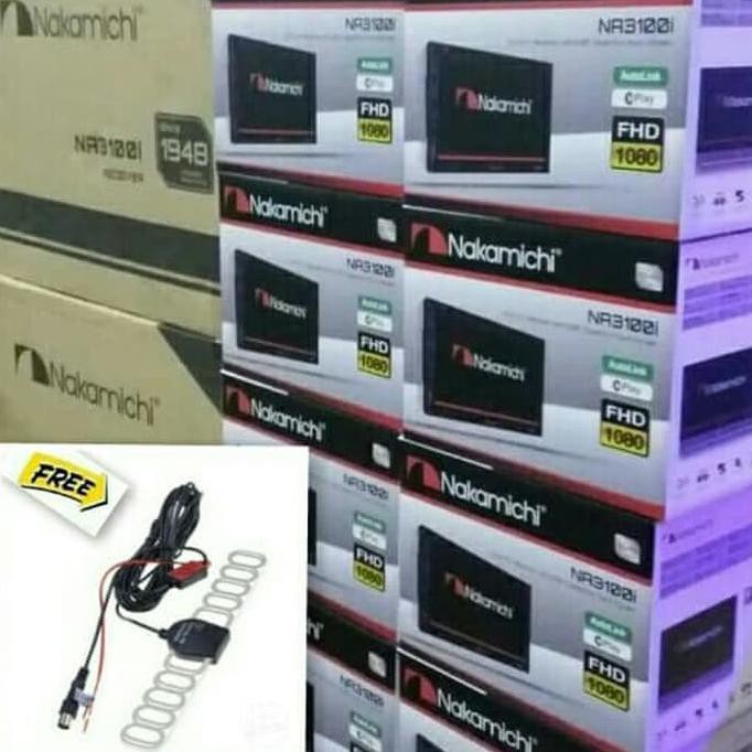 Head Unit Nakamichi Mirrorlink atau Tape Mobil Mirrorlink Double din
