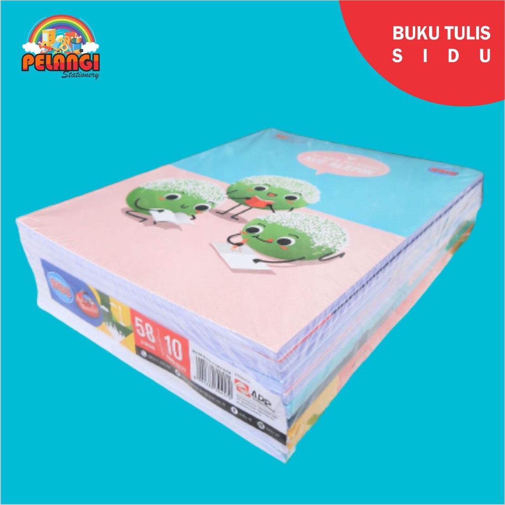 

Buku Tulis merk SIDU isi 58 (per pack)