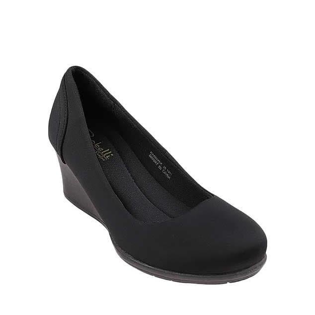 Robelli Sepatu Wedges Alisa In Black RA3057BK MURAH