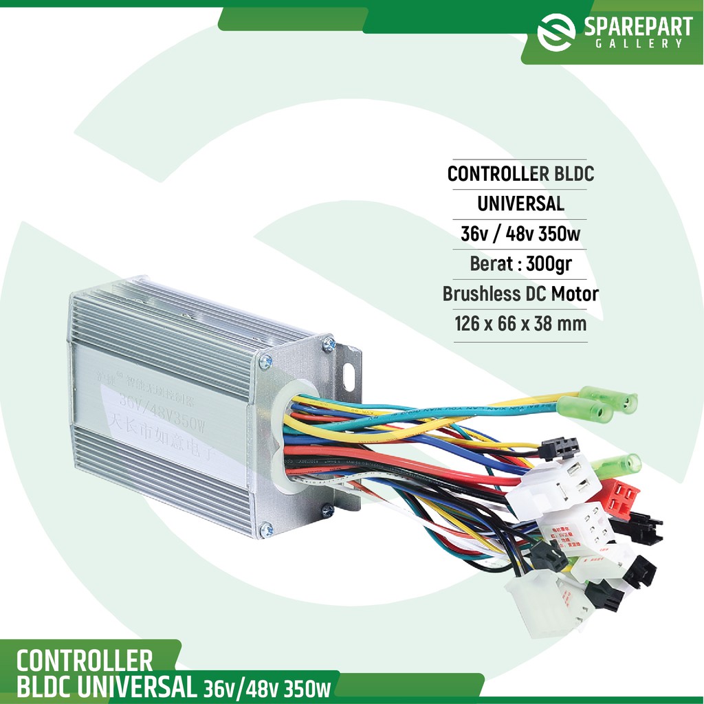 Controller universal brushless sepeda listrik 36v/48v DC350w