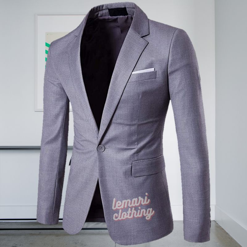 JAS FORMAL PRIA BLAZER PRIA JAS PRIA JAS KANTOR JAS NIKAH JAS AKAD BLAZER HITAM JAS SLIMFIT