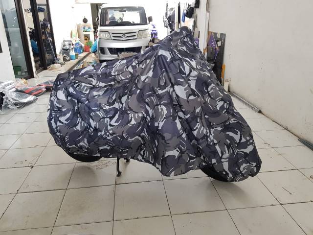 Body cover motor mio, beat, supra (motif loreng tentara)