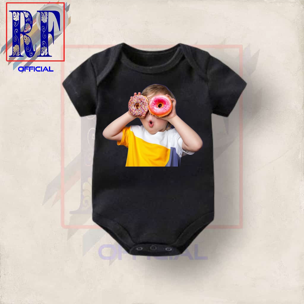 kaos baju bayi ADLV ACME DE LA VIE DONUT  tshirt DISTRO tee jumper baby kids pendek kaus distro logo