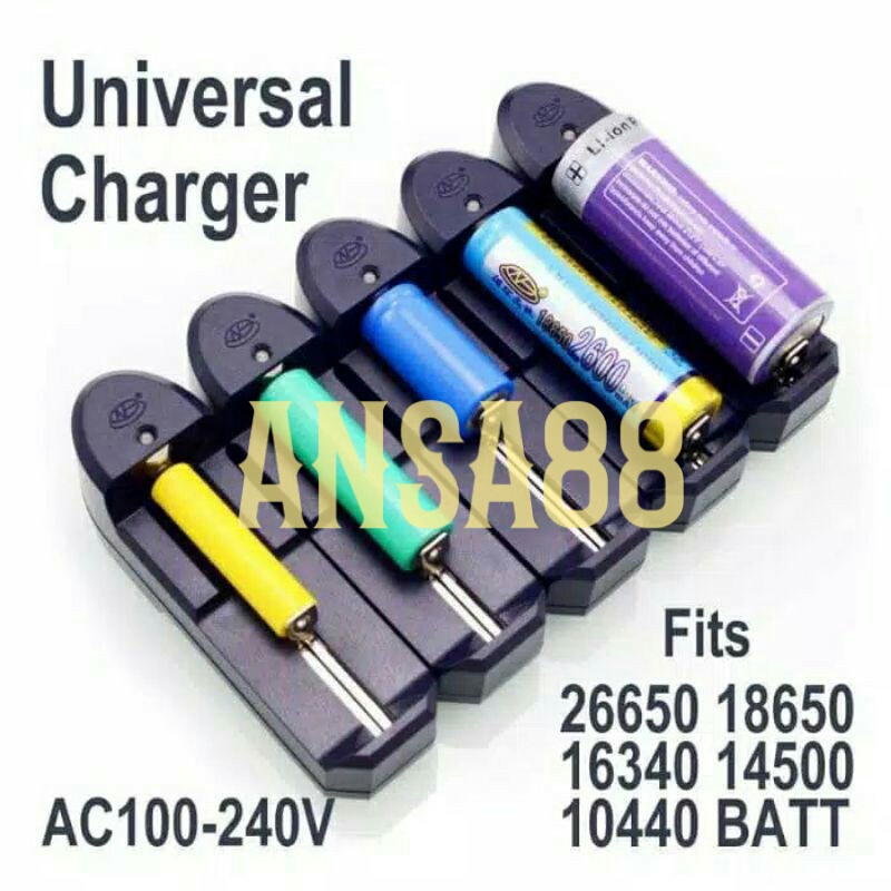 Charger baterai universal AA AAA baterai 18650 casan baterai multi rechargeable battery charger FL05