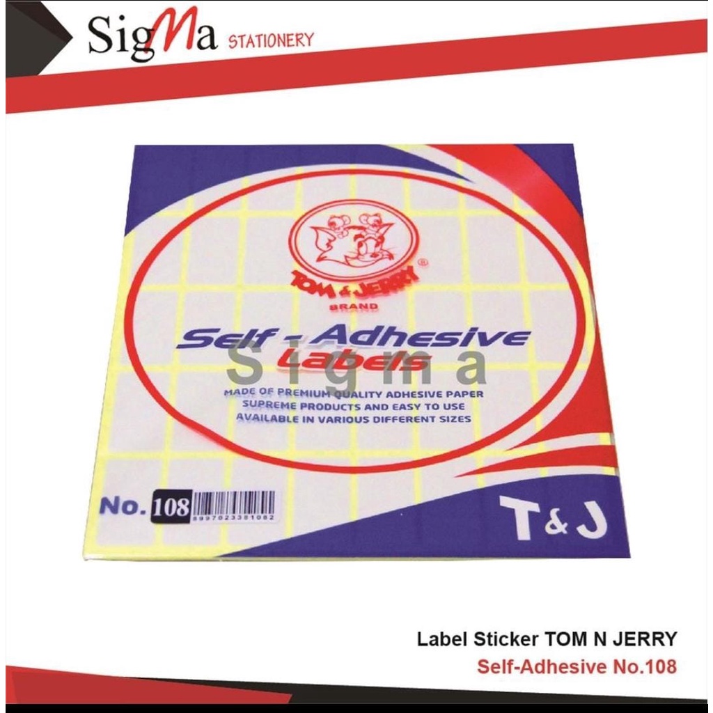 

Tom n Jerry Label Putih 108 (Pad)