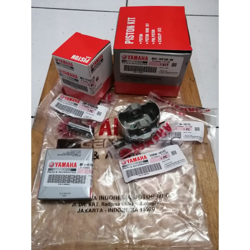 piston kit seher ring set Vixion R NEW LED R15 NEW LED 155cc Original Ygp