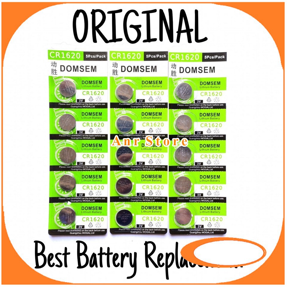 Baterai Batre Battery CR1220 CR1620 CR 1632 Original