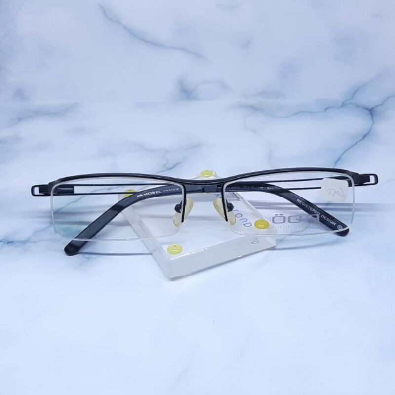 Frame kacamata pria Half Frame 64532 - Kacamata pria stainless