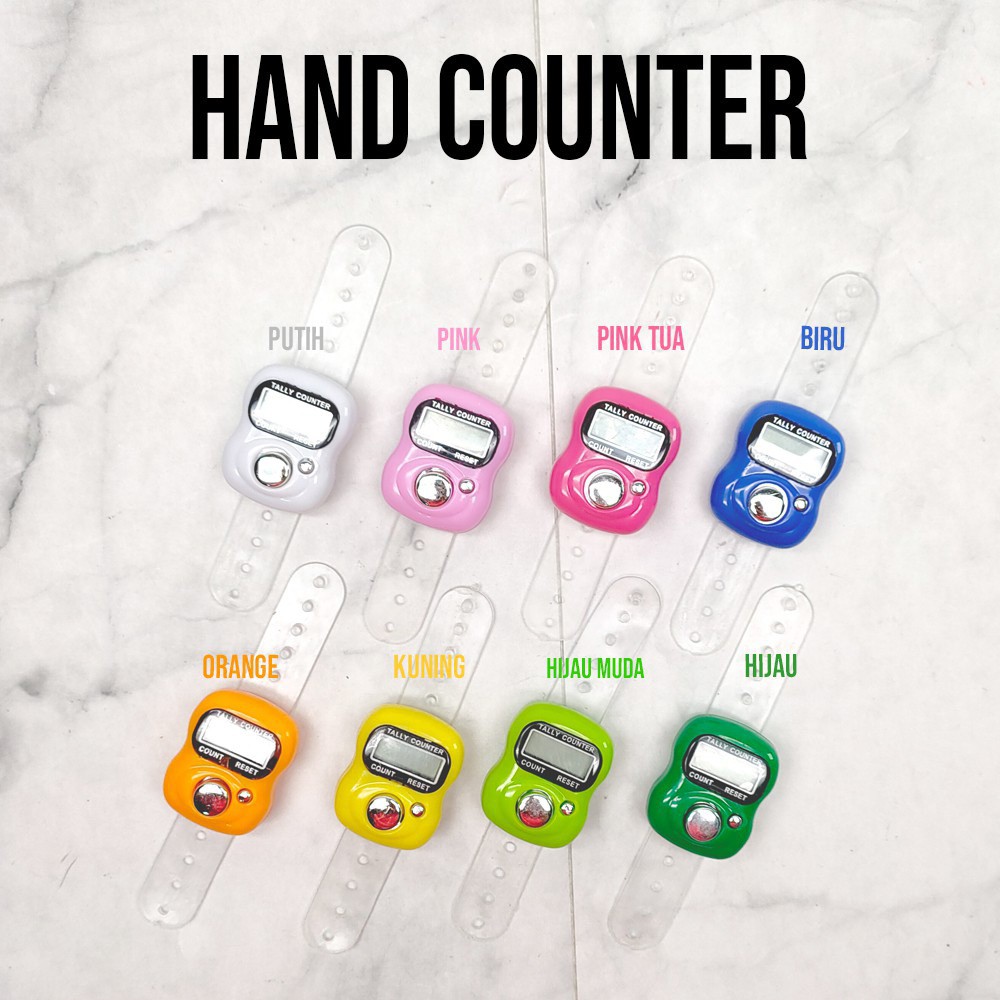 INFY - Tasbih Digital Mini Tally Counter Alat Hitung Tasbeh Digital / Finger Counter ImportMurah Packingan OPP R031