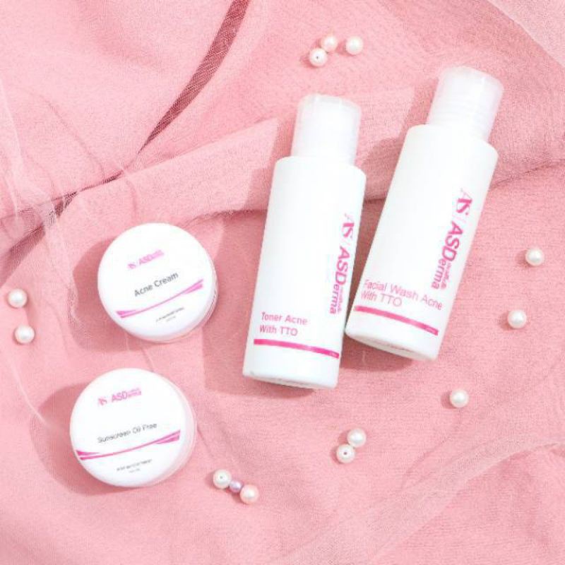 paket acne glowing Asderma aesthetic