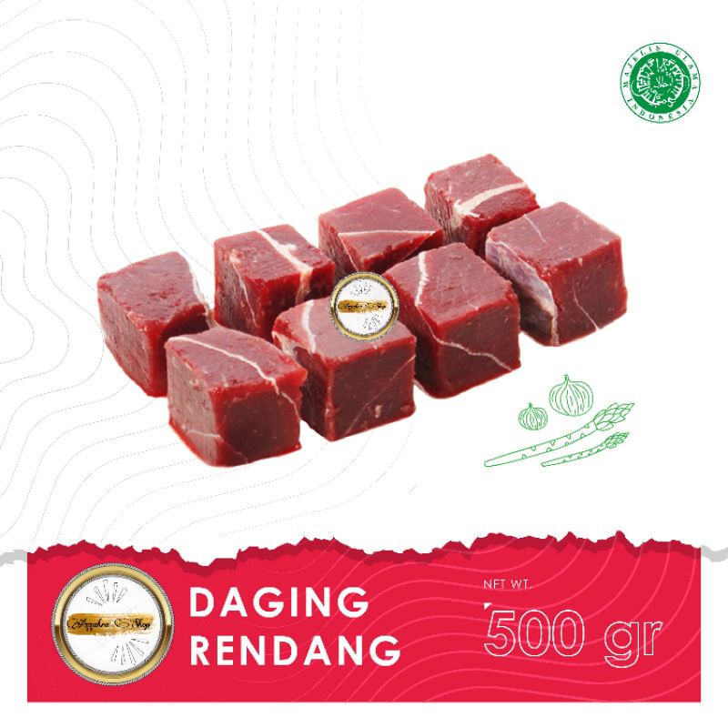 

Daging Rendang Potongan Kemasan 500gr Kualitas Premium