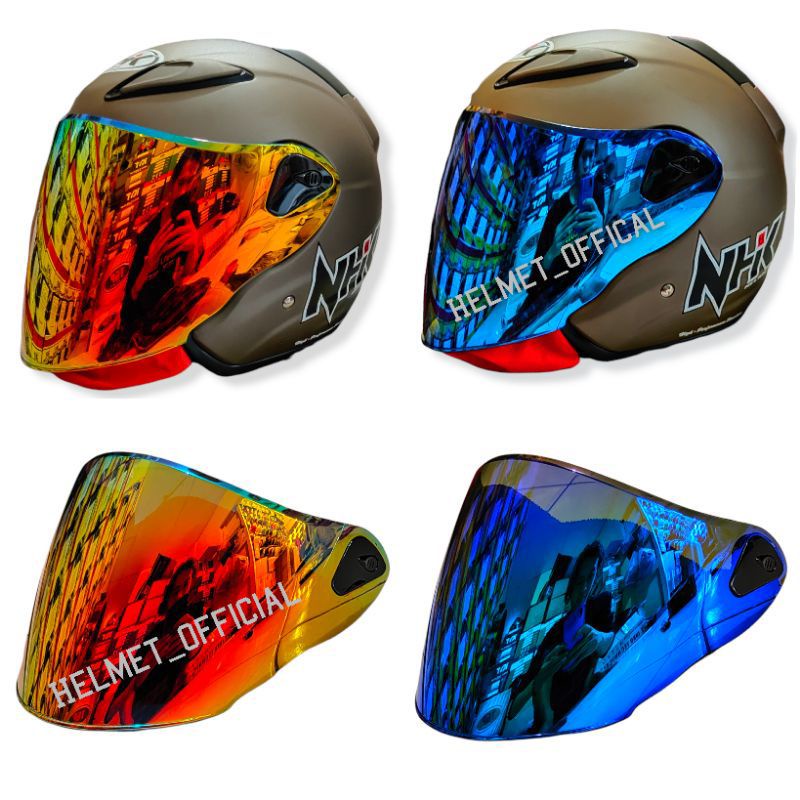 visor iridium Helm NHK R6 / Kaca Helm NHK R6