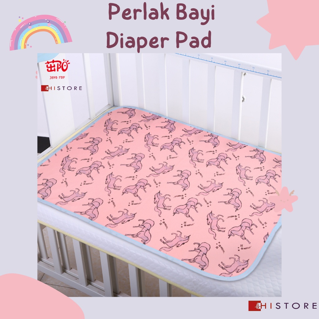 Perlak Bayi Bahan Katun dan Waterproof Diaper Pad ALAS Ompol