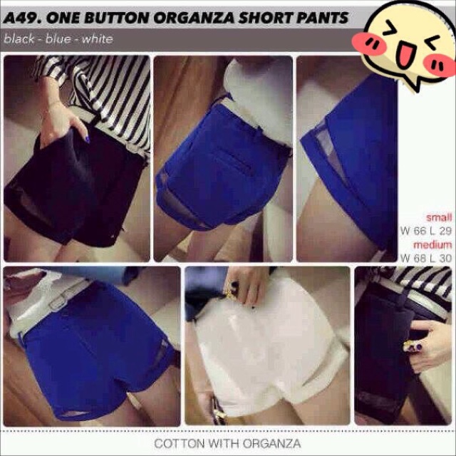 Baju bangkok / pants / hot pants