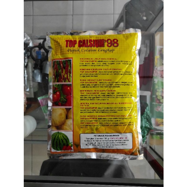 Top Calsium 98 Pupuk Calsium Lengkap Mengandung Mikro dan Makro Esensial 1kg