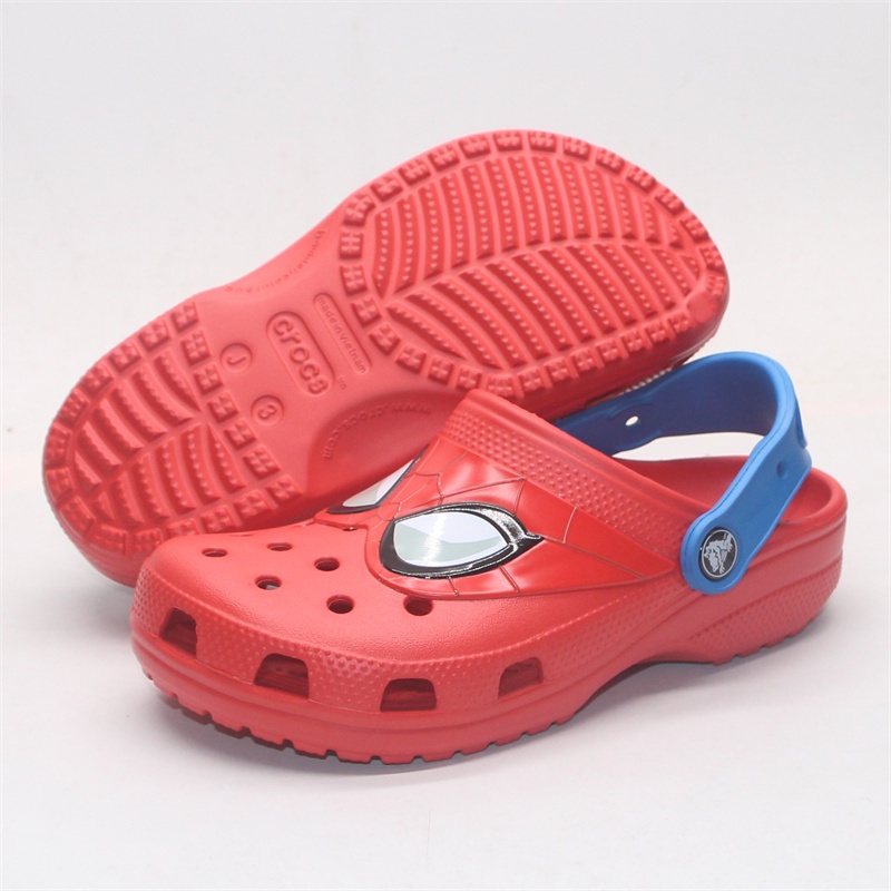 Crocs Anak Spiderman New Crocs / Sandal Karakter / Spiderman / Sandal Anak Laki-Laki / Sandal Anti Licin - Red