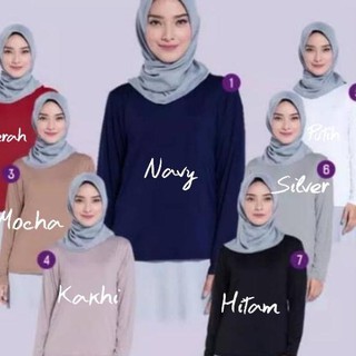 Produk Terbaru  BAJU  MANSET  POLOS INNER DALAMAN KAOS 