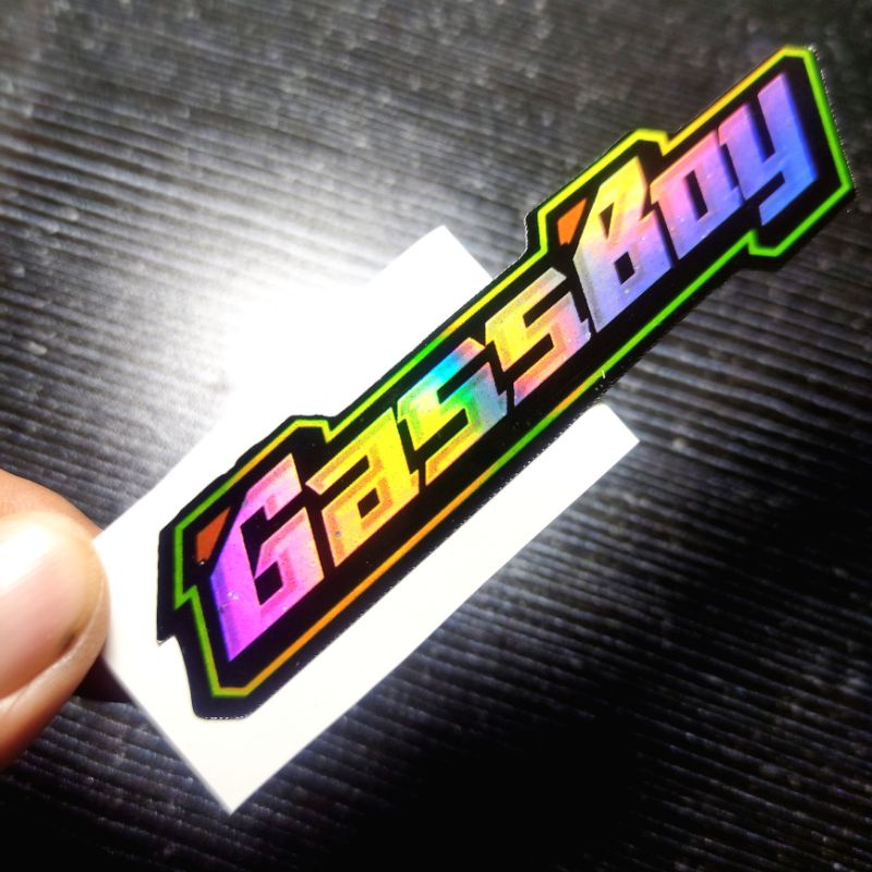 stiker gasboy