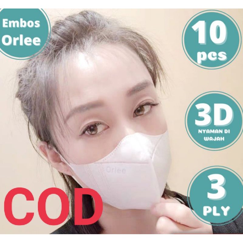 Masker Duckbill Headloop/Hijab Orlee Embos