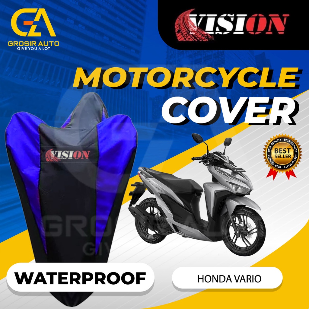 Sarung Motor VARIO Anti air Vision / Cover Selimut Penutup Sarung Mantel Motor Vision