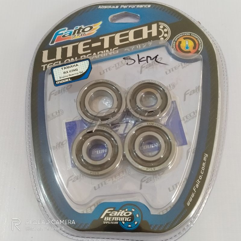 BEARING LAHAR KRUK AS FULL SET  MEREK FAITO BUAT MOTOR YAMAHA RX KING