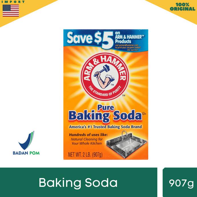 

Baking Soda ASLI USA Merk Arm & Hammer Baking Soda 907Gr TERLARIS TERPERCAYA ORIGINAL