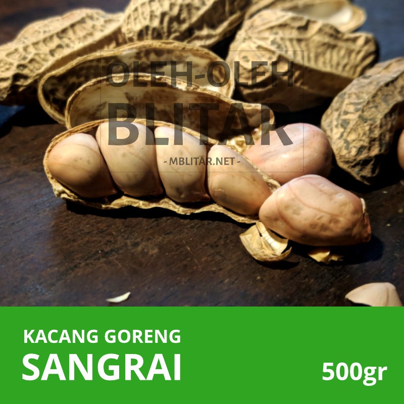 

Kacang Goreng Sangrai/ Pasir Enak Renyah Ginuk Ginuk dan Murah Kemasan 500gr