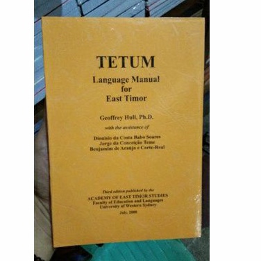 

tetum language manual for east timor