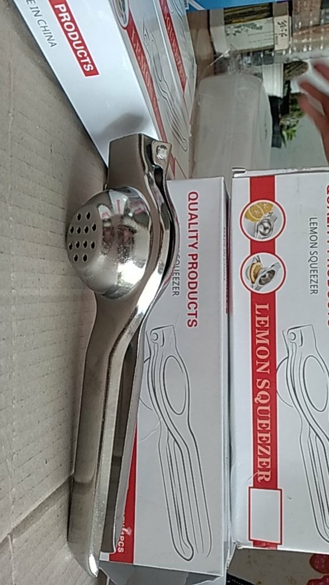 Perasan Jeruk Lemon Kecil Nipis Stainless Steel Pemeras