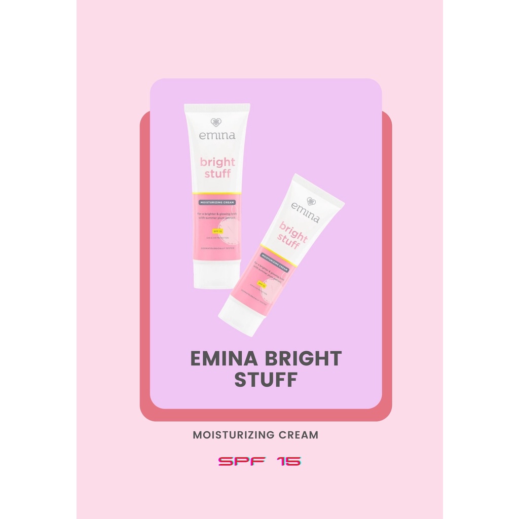 Emina Bright Stuff Moisturizing Cream SPF 15 [ 20 ML]