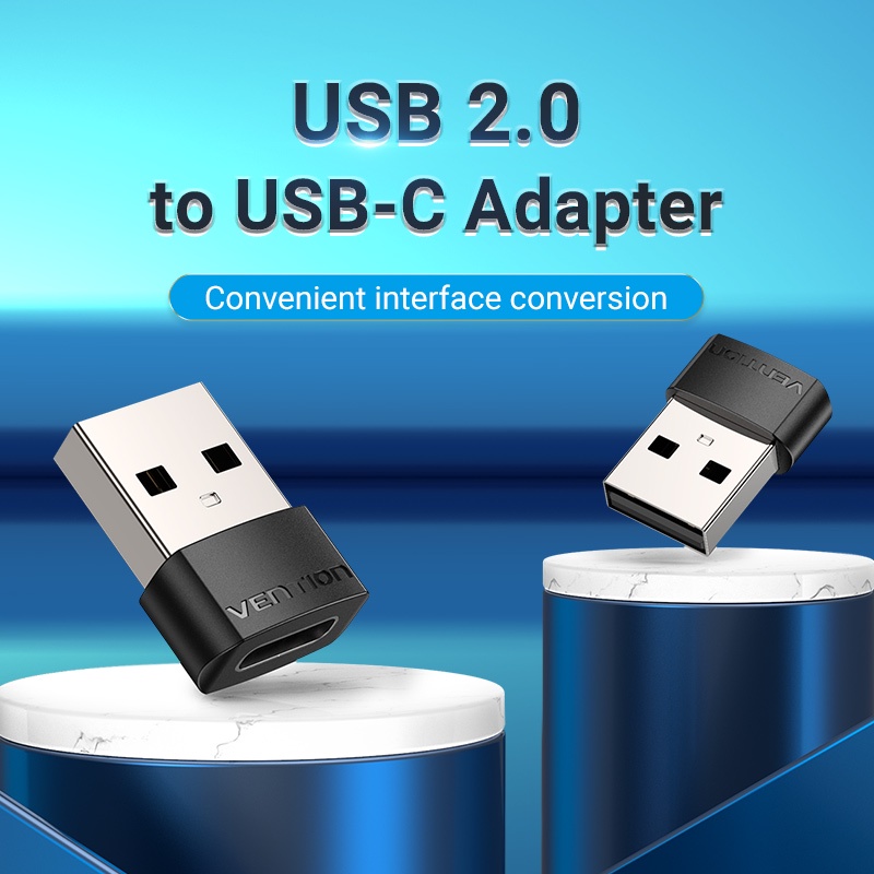 Vention Adapter Tipe C Female Ke Usb A Male Untuk Samsung S9 Huawei