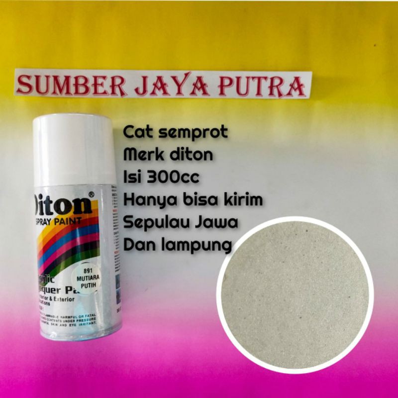 cat diton 891 Mutiara Putih pylok pilox piloc spray paint