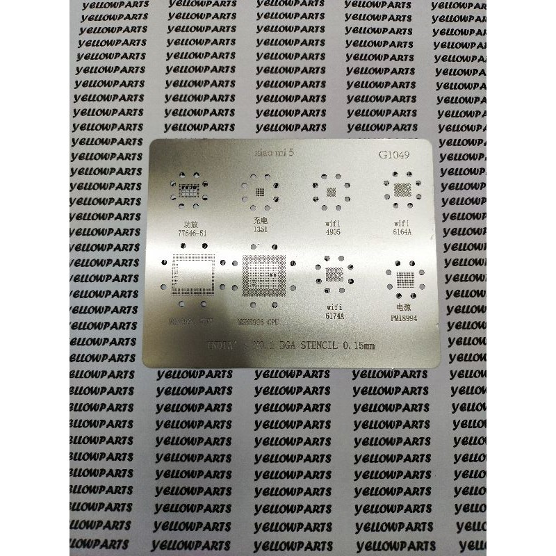 TOOLS CETAKAN IC BGA STENCILS XIAOMI MI5 / G1049