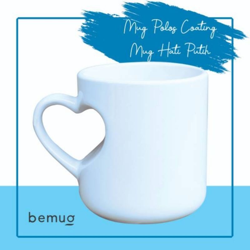 ASTONE MUG POLOS KERAMIK Putih Murah Sublim SIAP CETAK Sudah Di COATING
