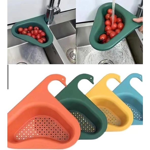 Rak Tirisan Sudut Wastafel Bentuk Angsa Murah