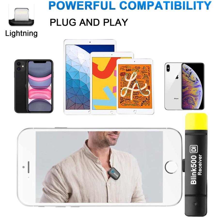 Mic Saramonic Blink 500 B4 2-Person Digital Wireless Omni Lavalier IOS