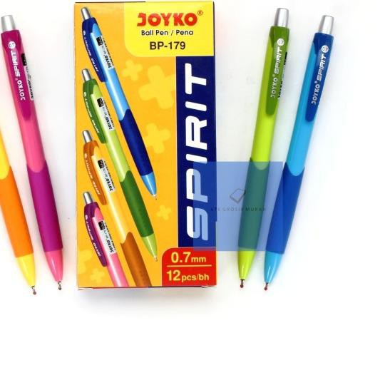 

☃ Pulpen Joyko Spirit BP-179 HITAM ( Perlusin ) ♣
